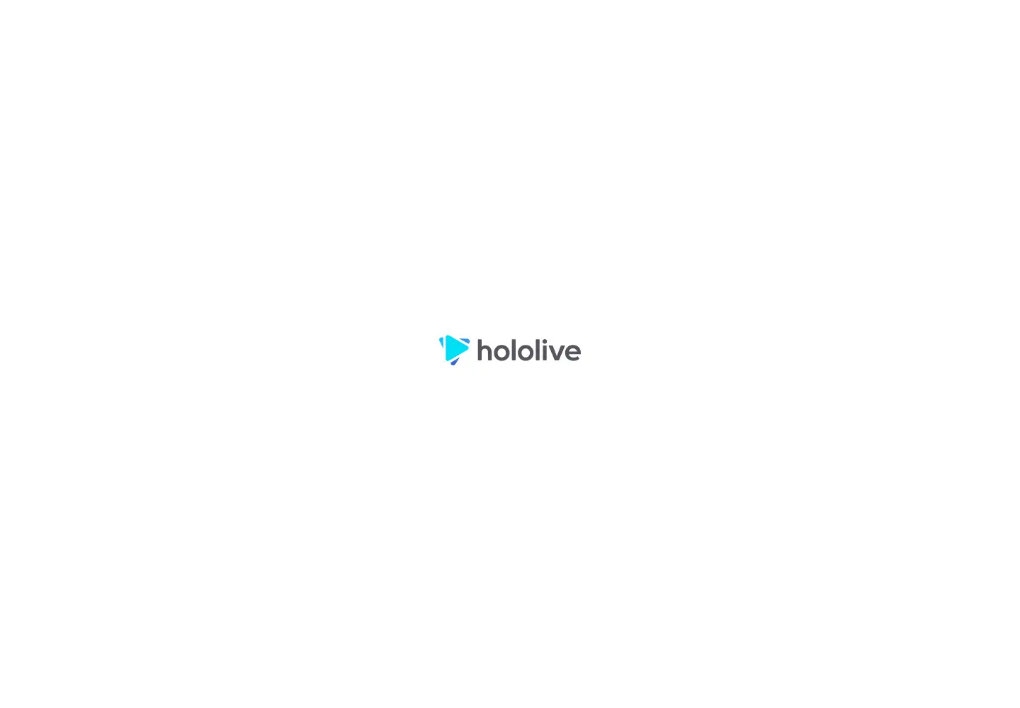 Screenshot of hololive.tv