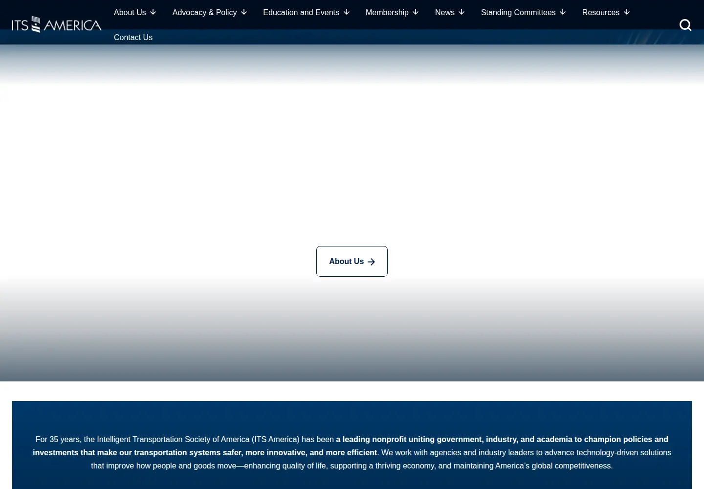 Captured homepage of itsa.org in the current scan