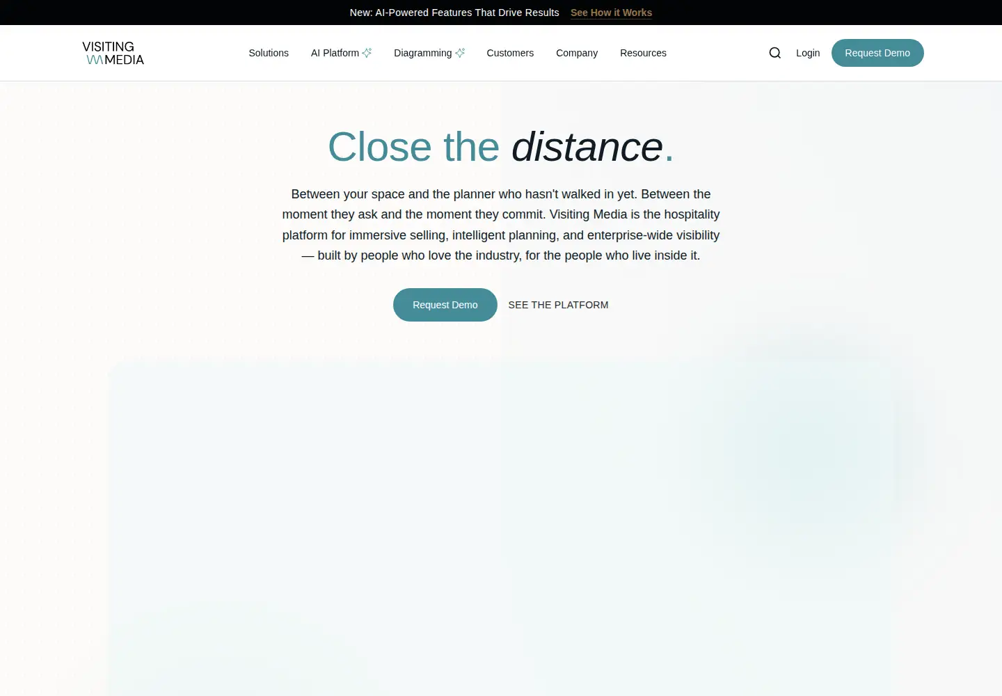 Screenshot of visitingmedia.com