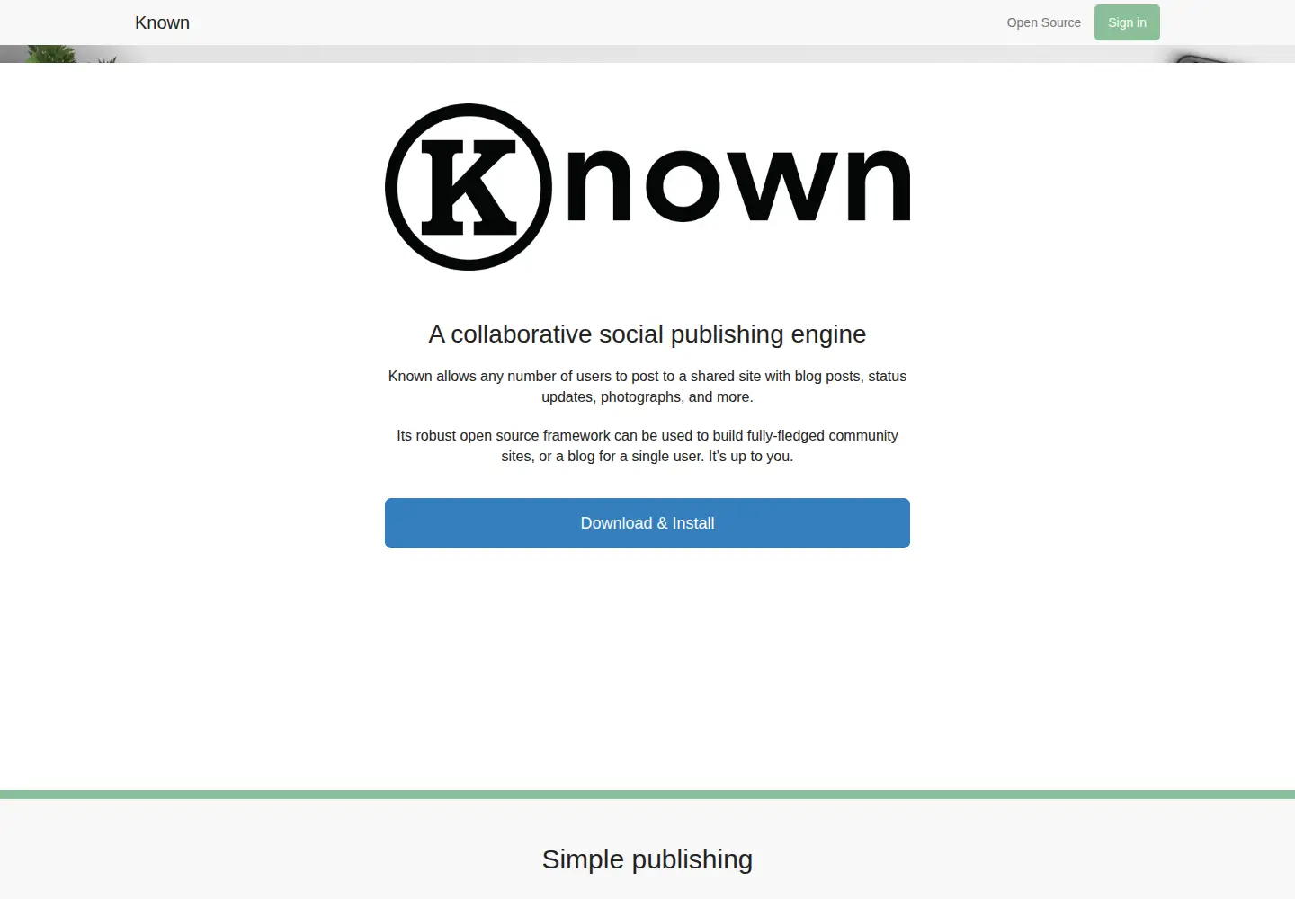 Screenshot of withknown.com