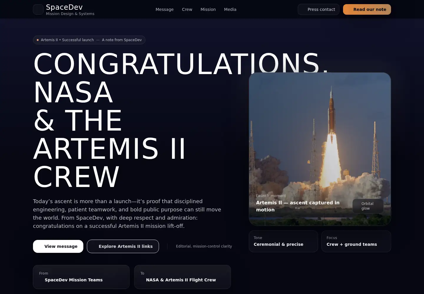 Screenshot of spaceflightinsider.com