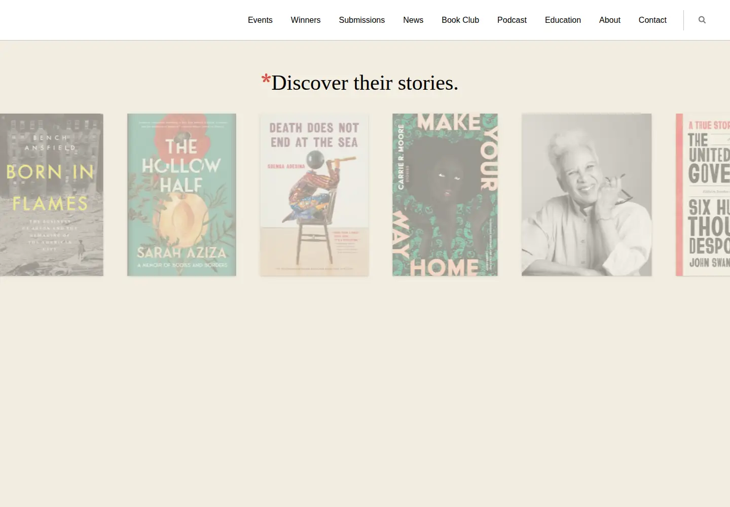 Screenshot of anisfield-wolf.org