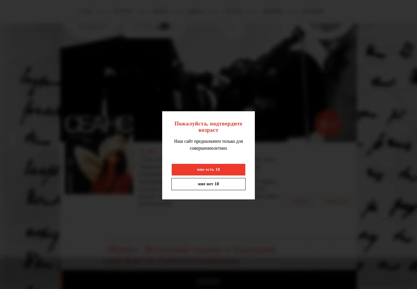 Screenshot of seance.ru