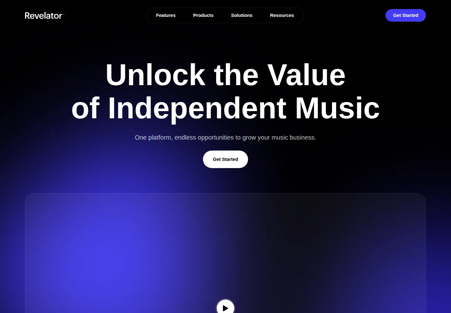 Screenshot of revelator.com