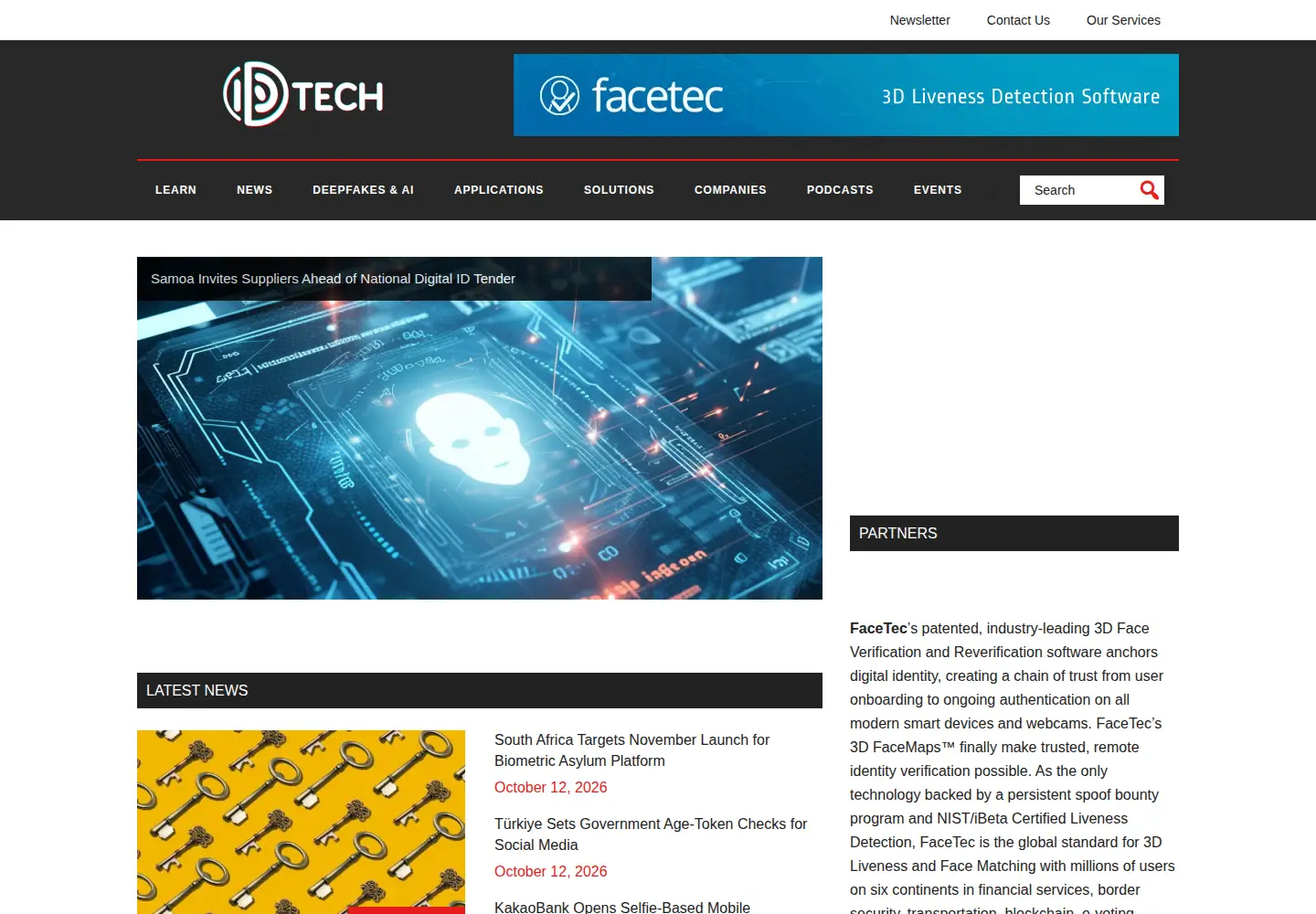 Screenshot of idtechwire.com