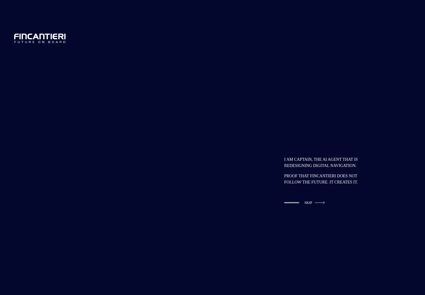 Captured homepage of fincantieri.com in the current scan