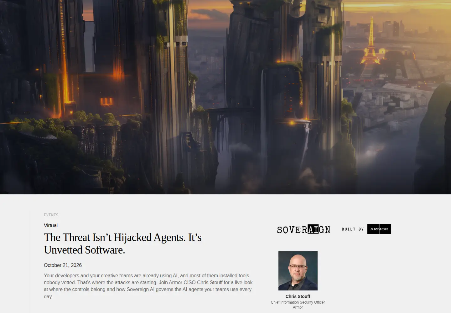 Screenshot of armor.com