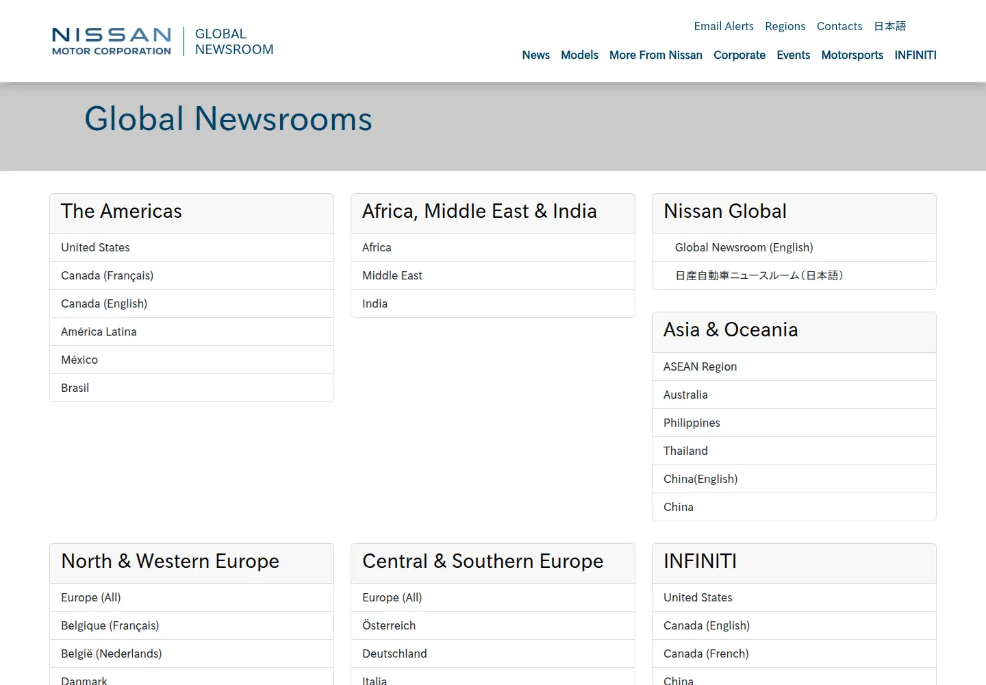 Screenshot of nissannews.com