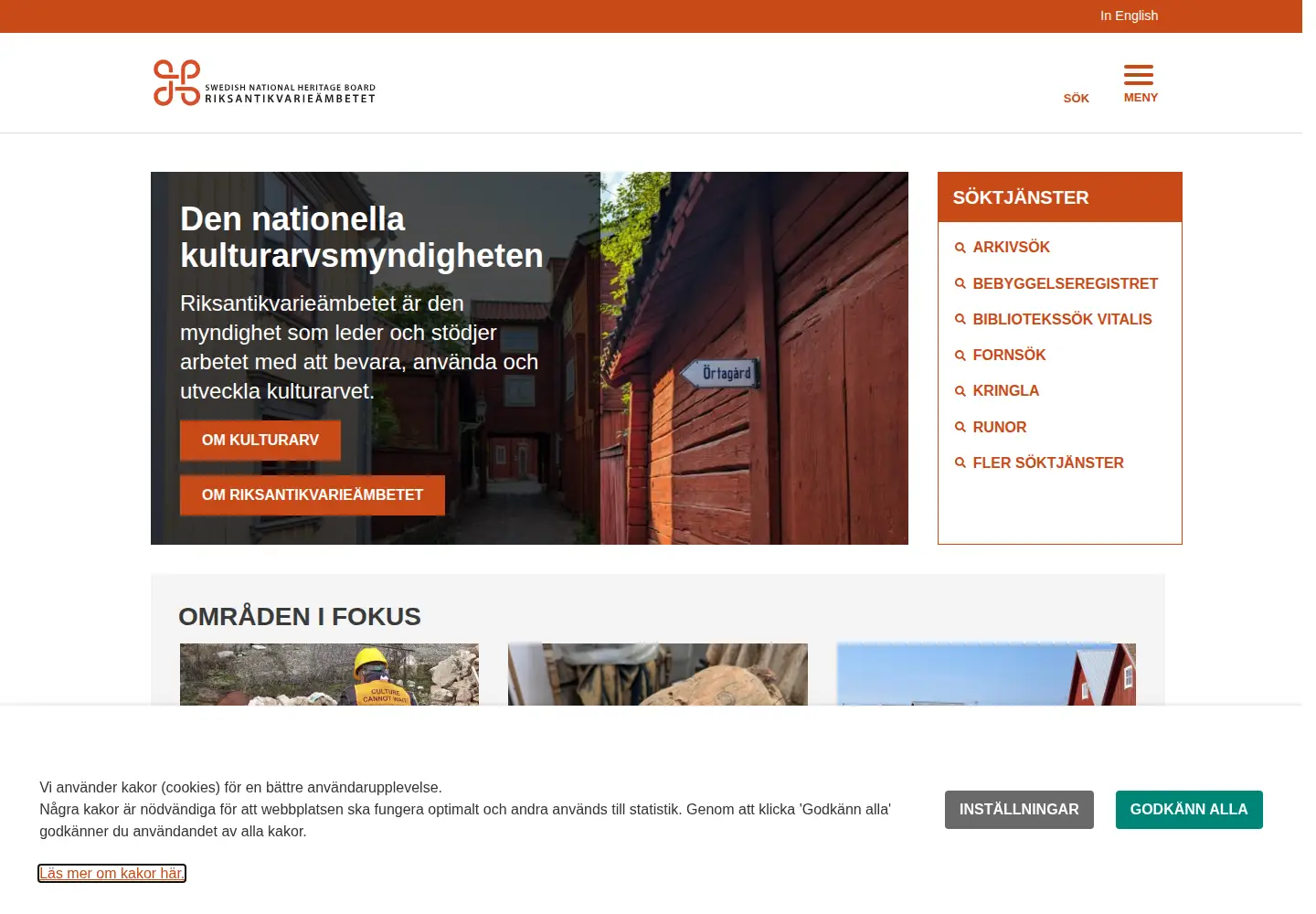 Screenshot of raa.se
