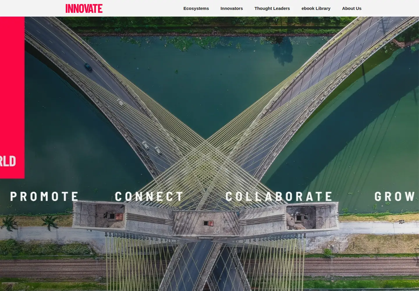 Captured homepage of innovationsoftheworld.com in the current scan
