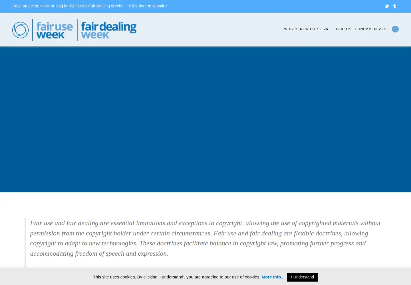 Screenshot of fairuseweek.org