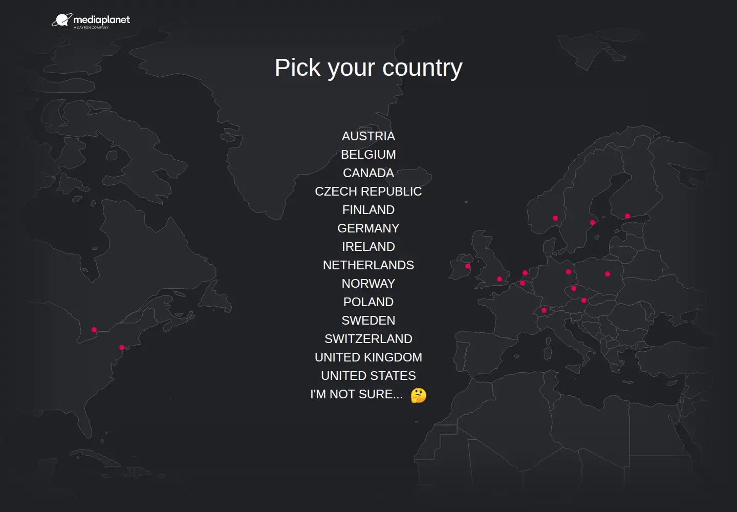 Screenshot of mediaplanet.com
