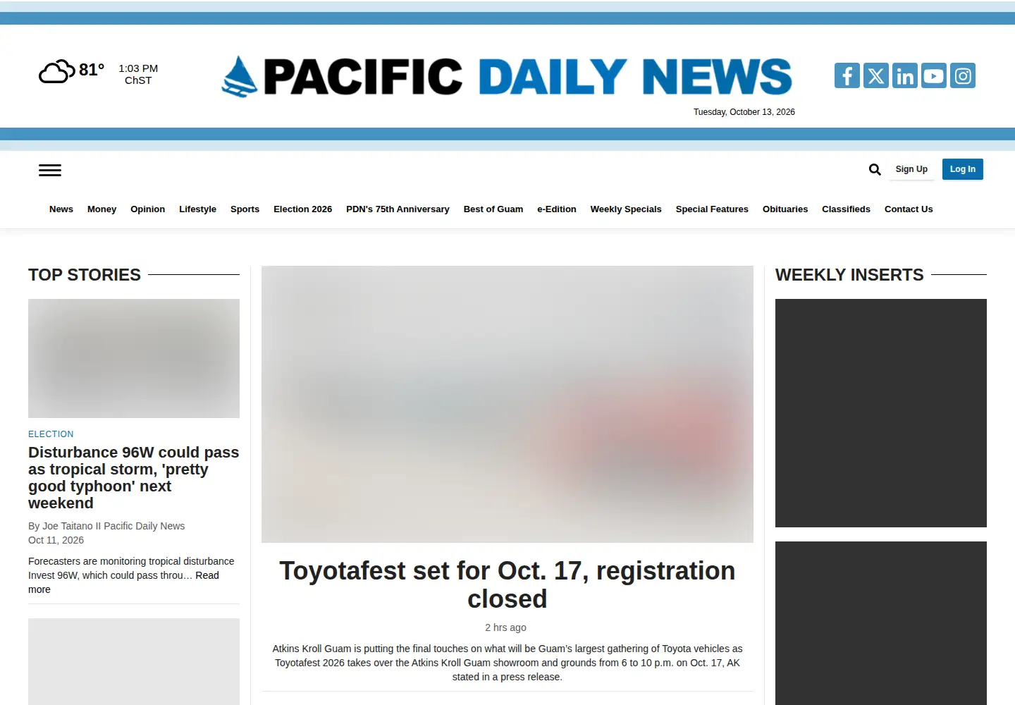 Screenshot of guampdn.com