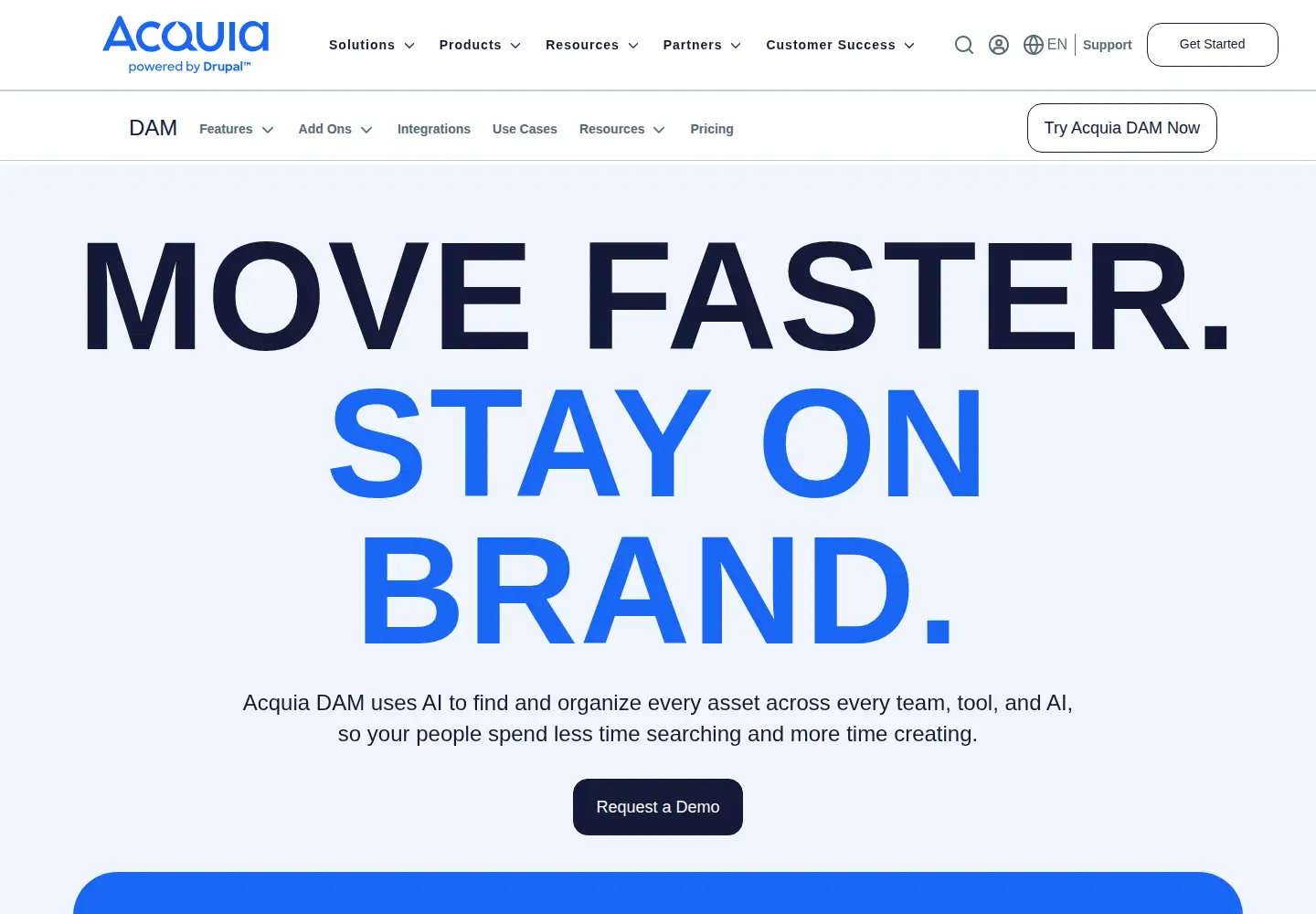 Screenshot of widen.com