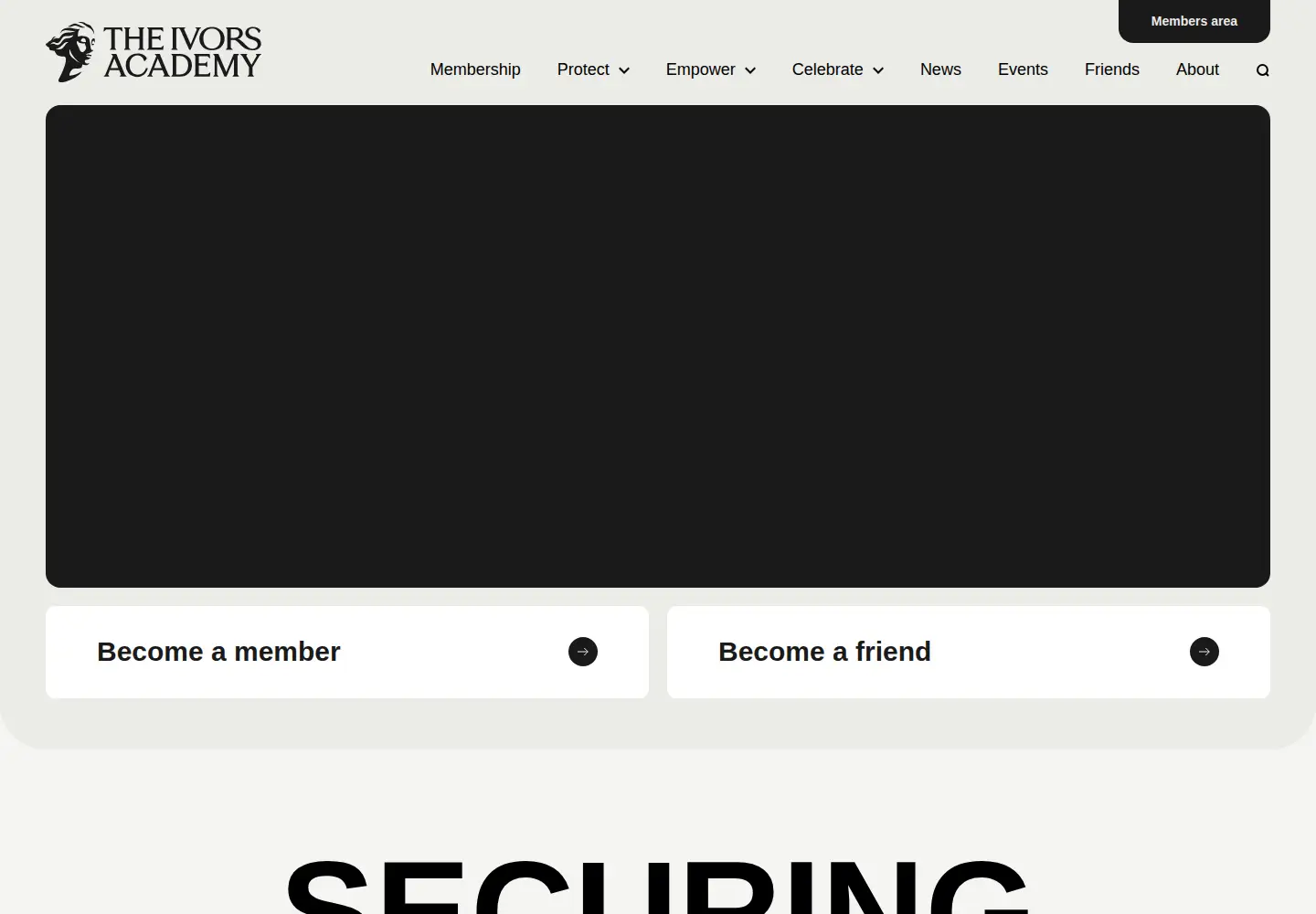 Screenshot of ivorsacademy.com