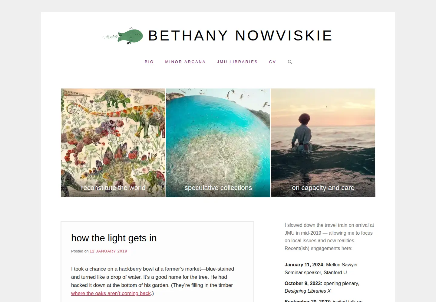 Screenshot of nowviskie.org