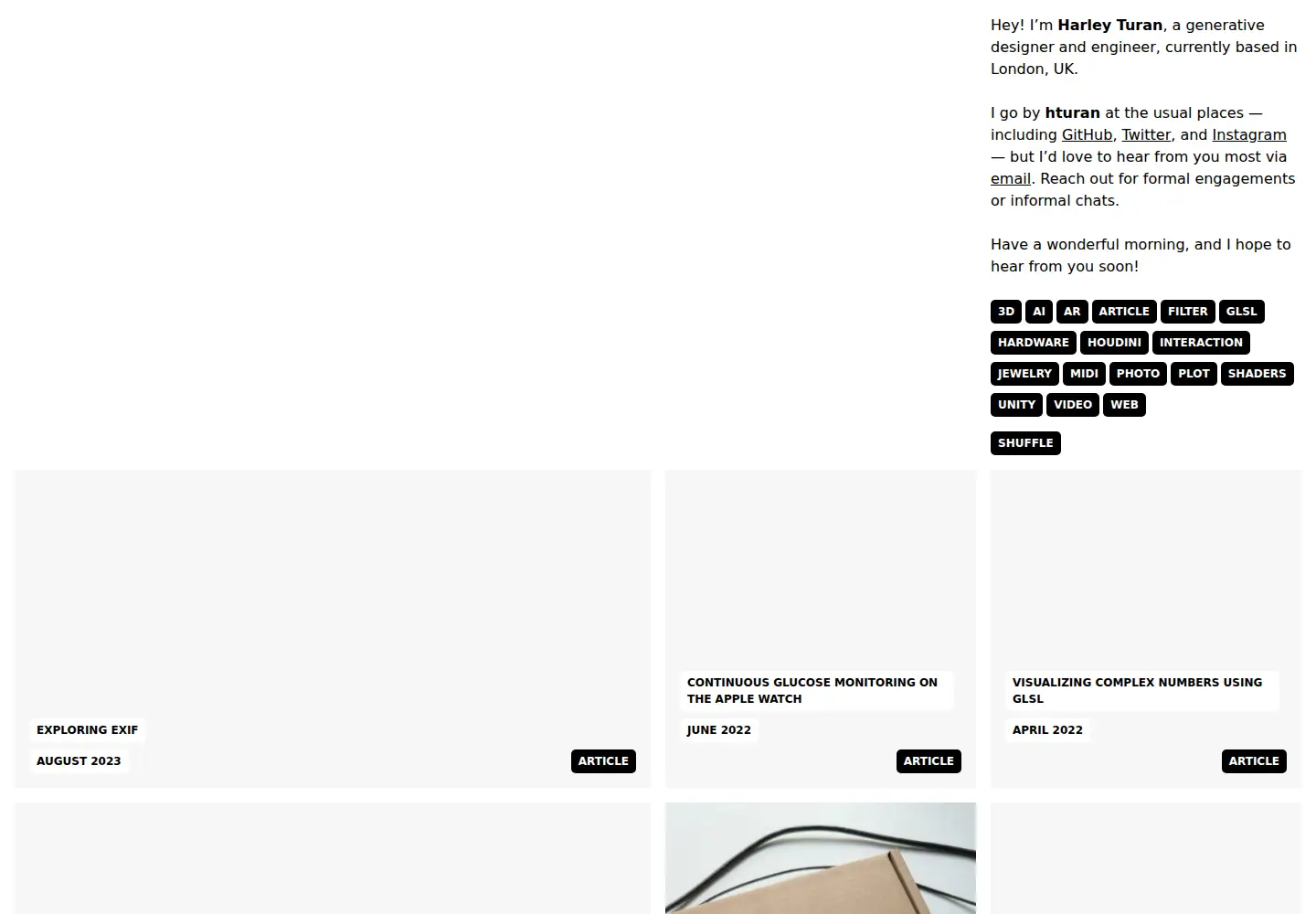 Screenshot of hturan.com