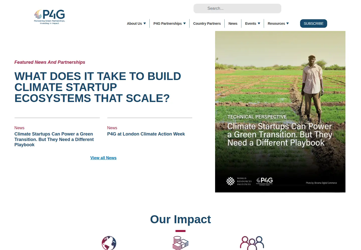 Screenshot of p4gpartnerships.org
