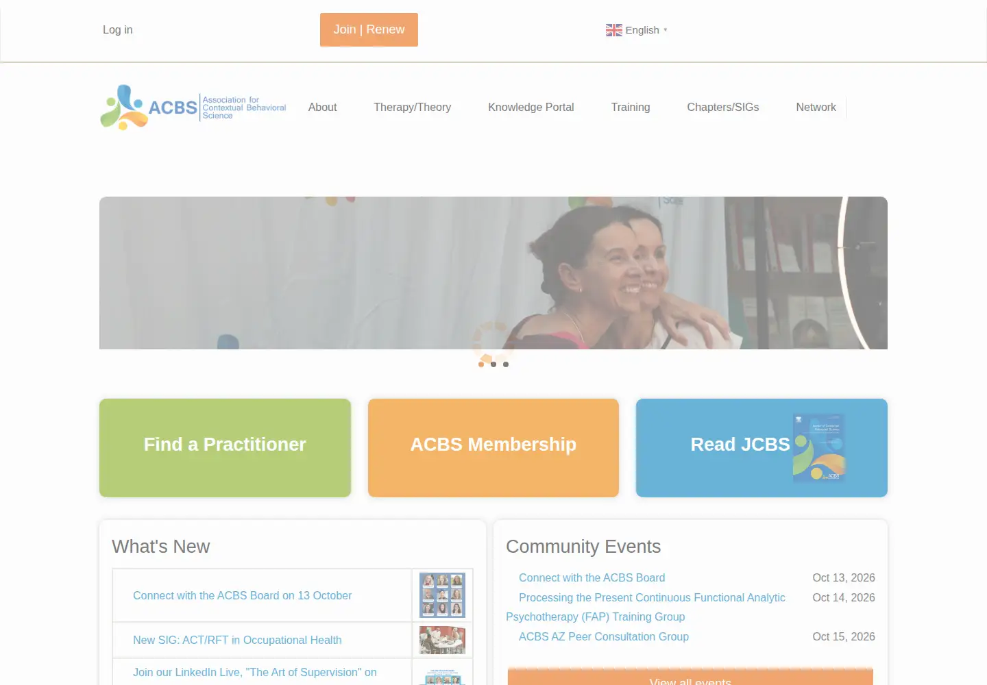 Screenshot of contextualscience.org