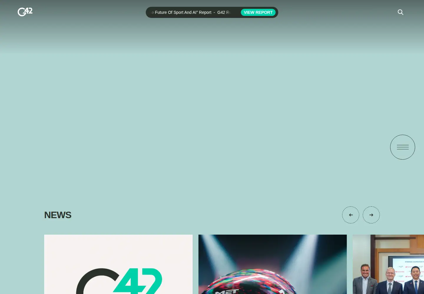 Screenshot of g42.ai