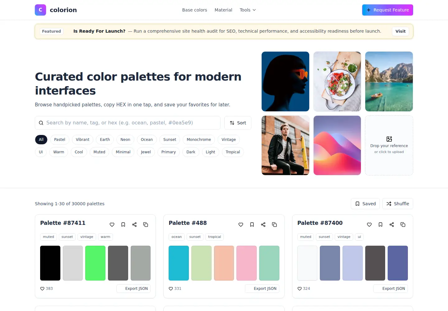 Screenshot of colorion.co