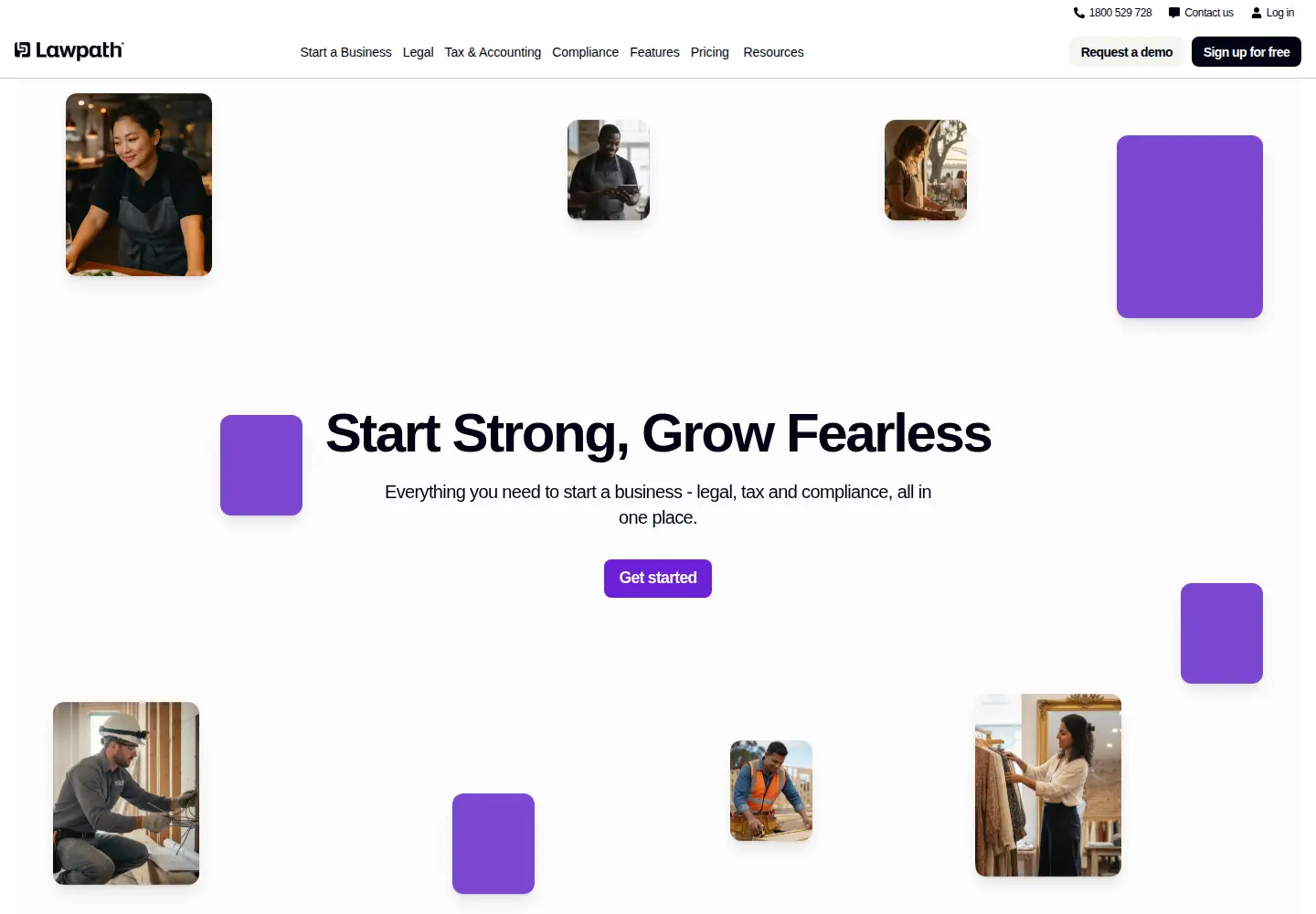 Screenshot of lawpath.com.au