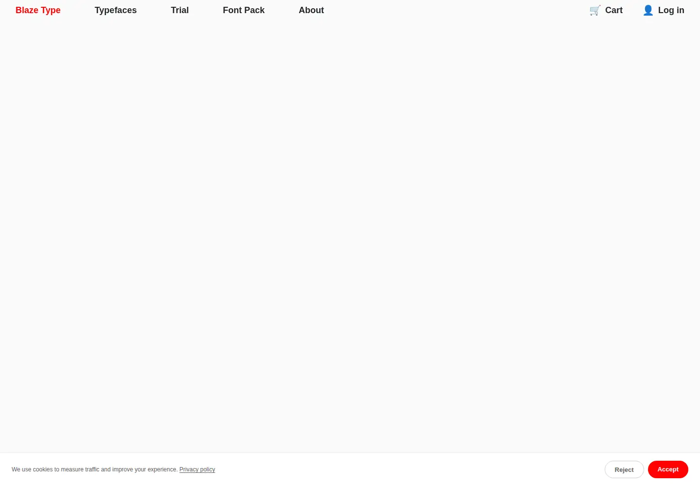 Screenshot of blazetype.eu