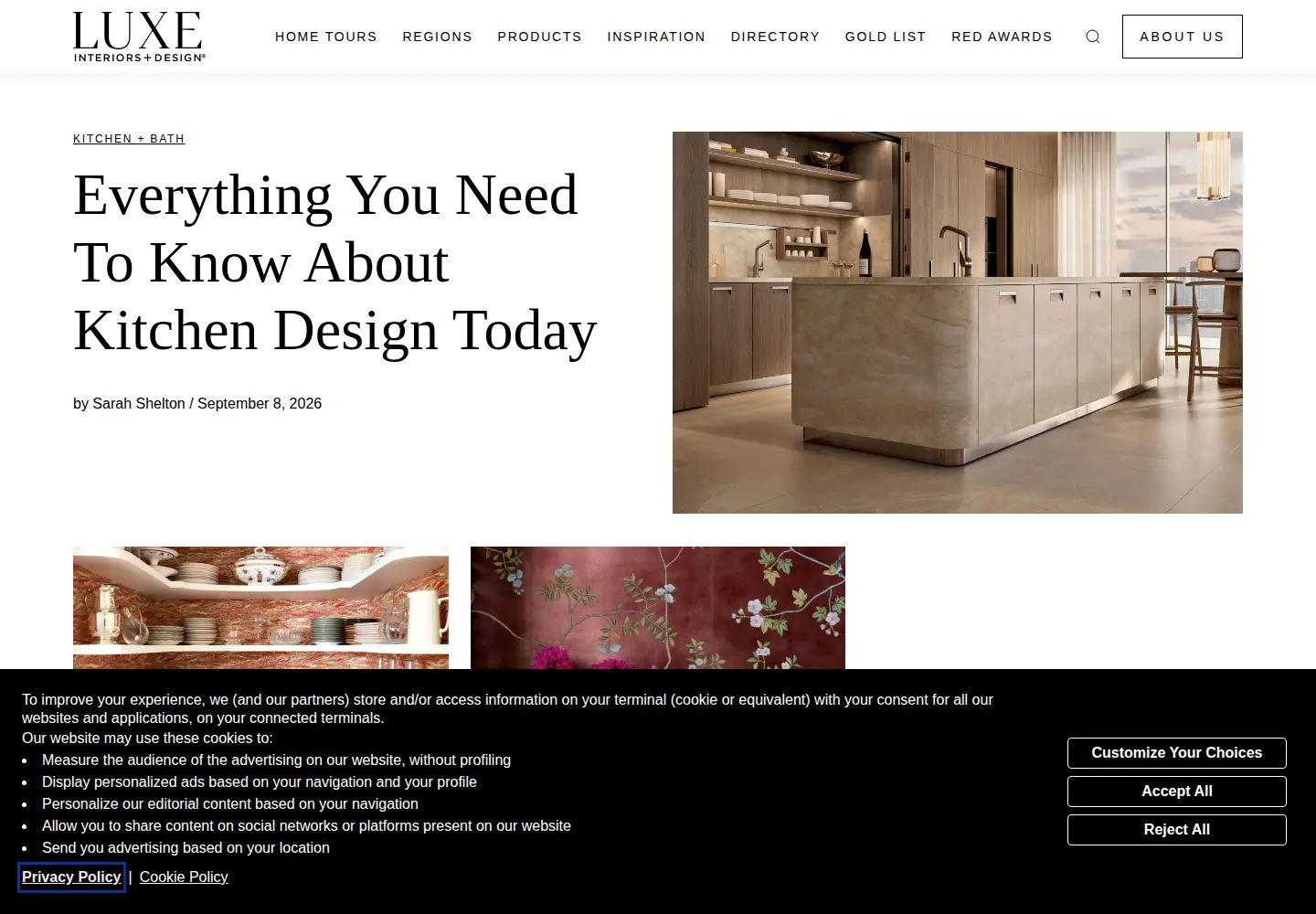 Screenshot of luxesource.com