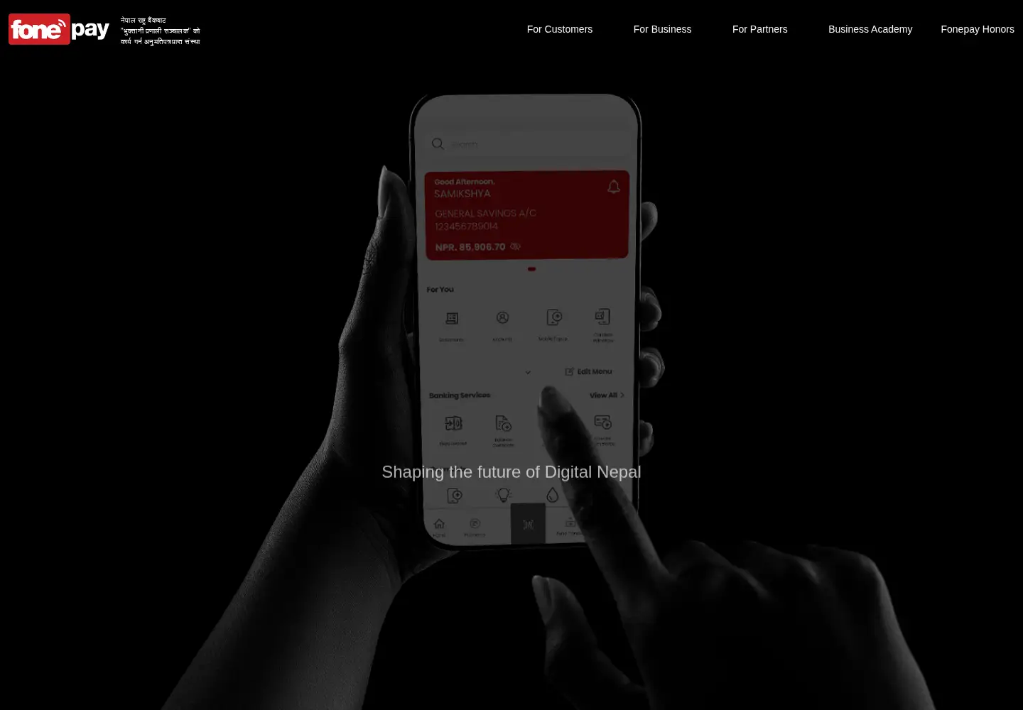 Screenshot of fonepay.com