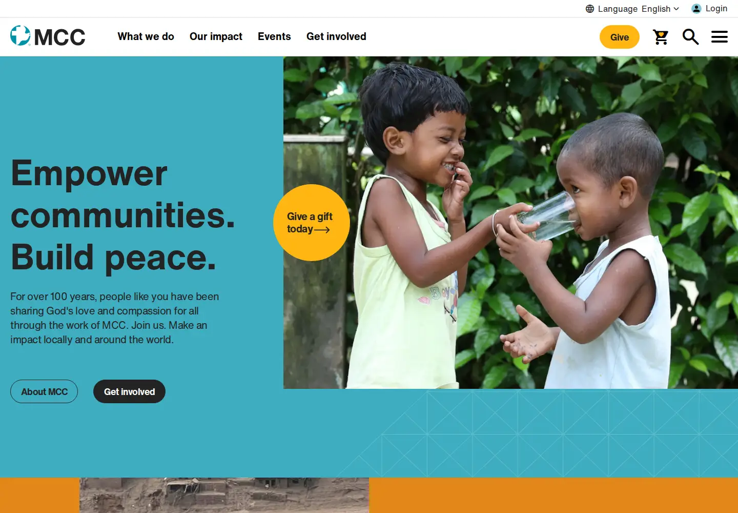 Screenshot of mcc.org