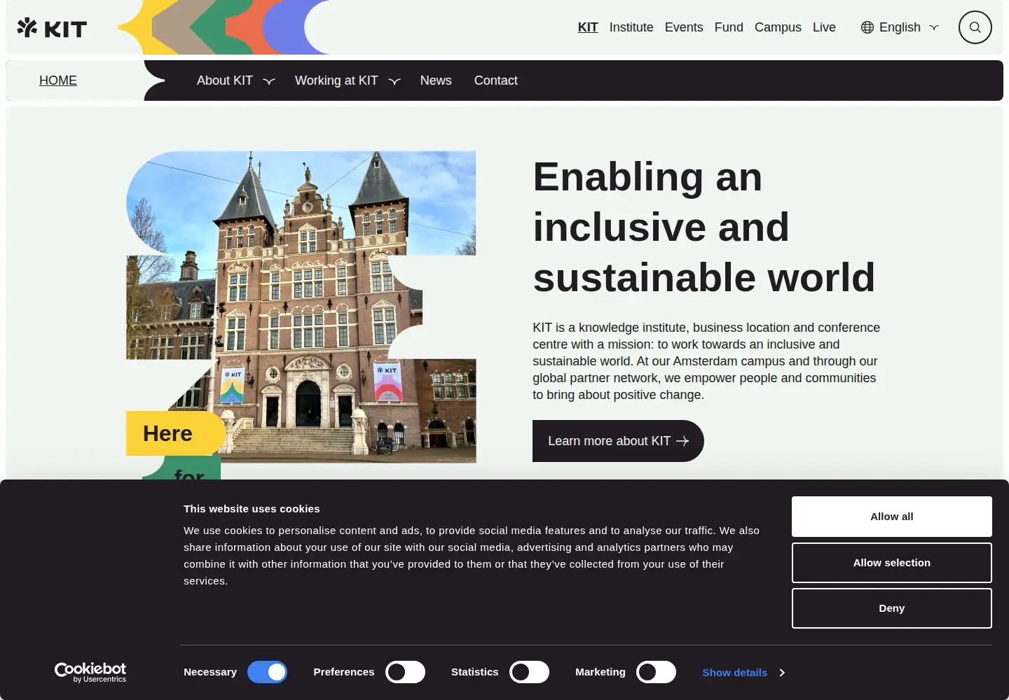 Screenshot of kit.nl