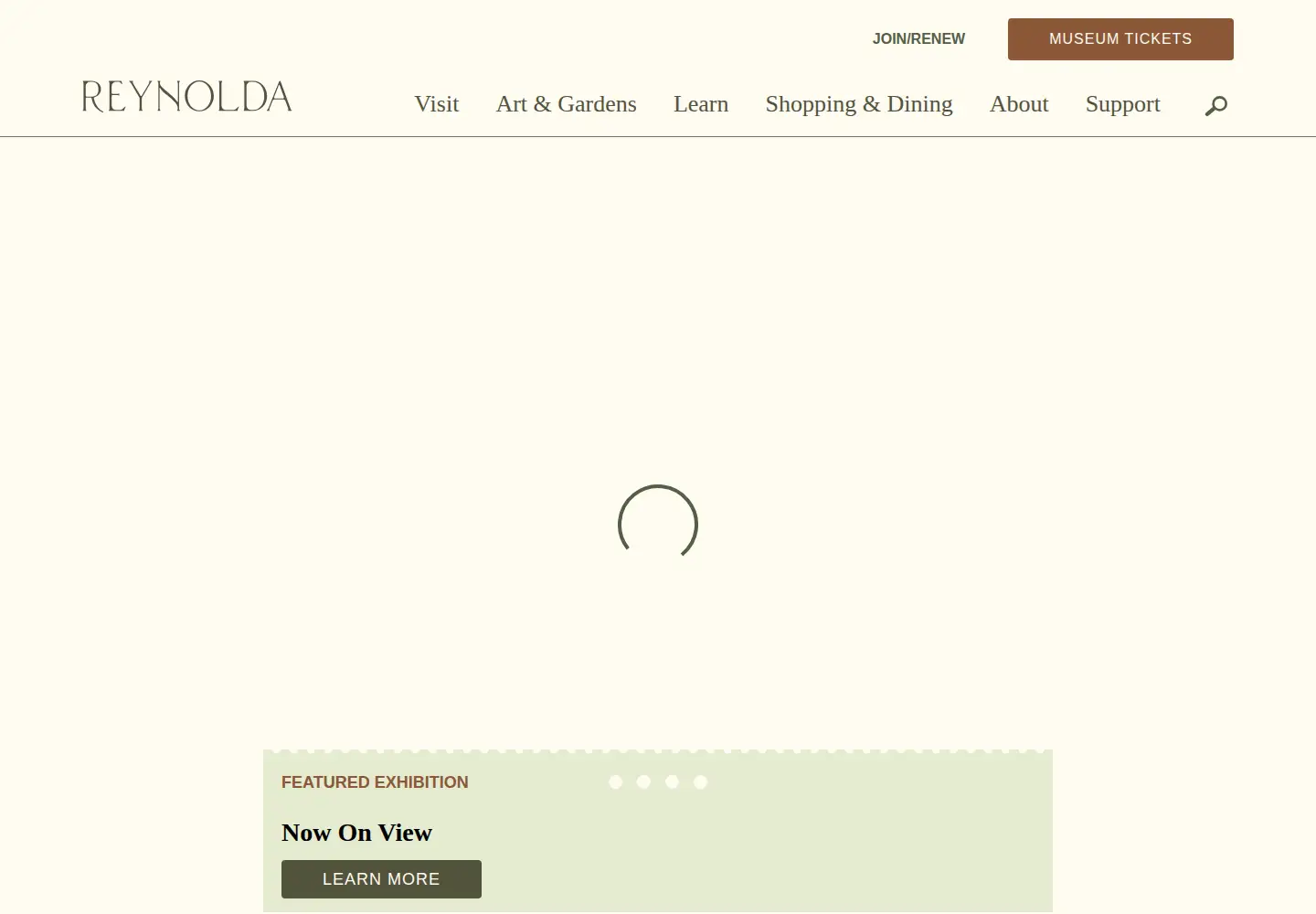 Screenshot of reynoldahouse.org