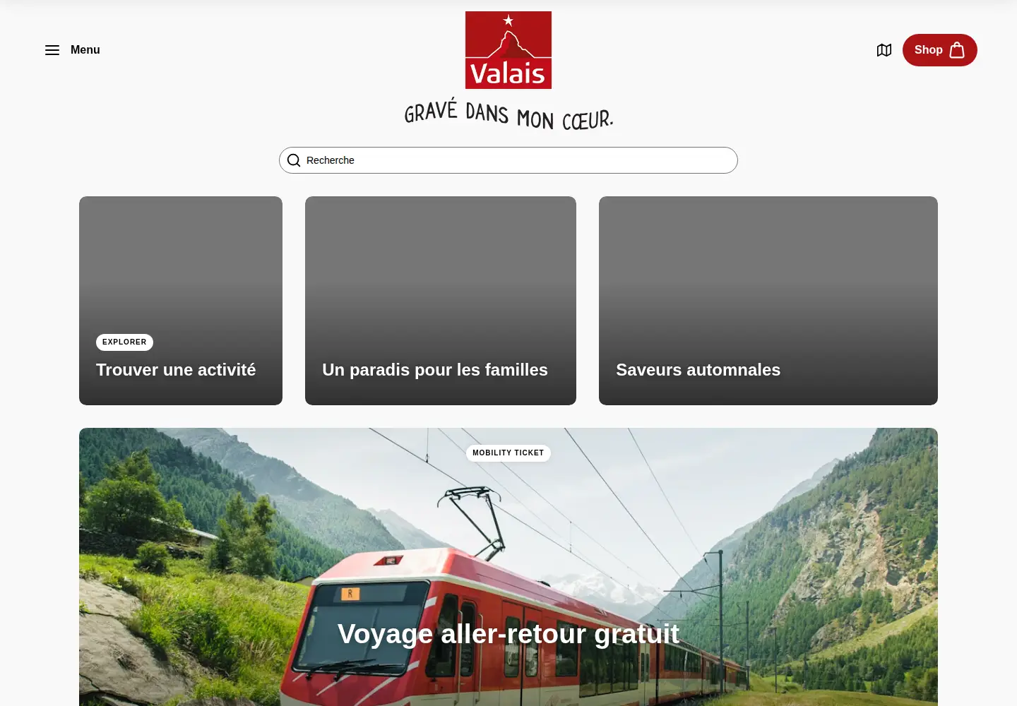 Screenshot of valais.ch