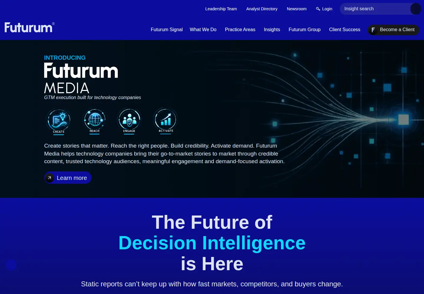 Captured homepage of futurumresearch.com in the current scan