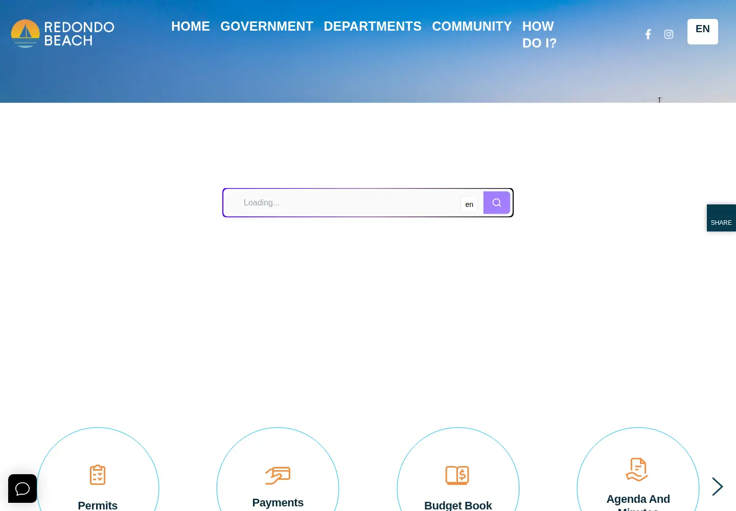 Screenshot of redondo.org