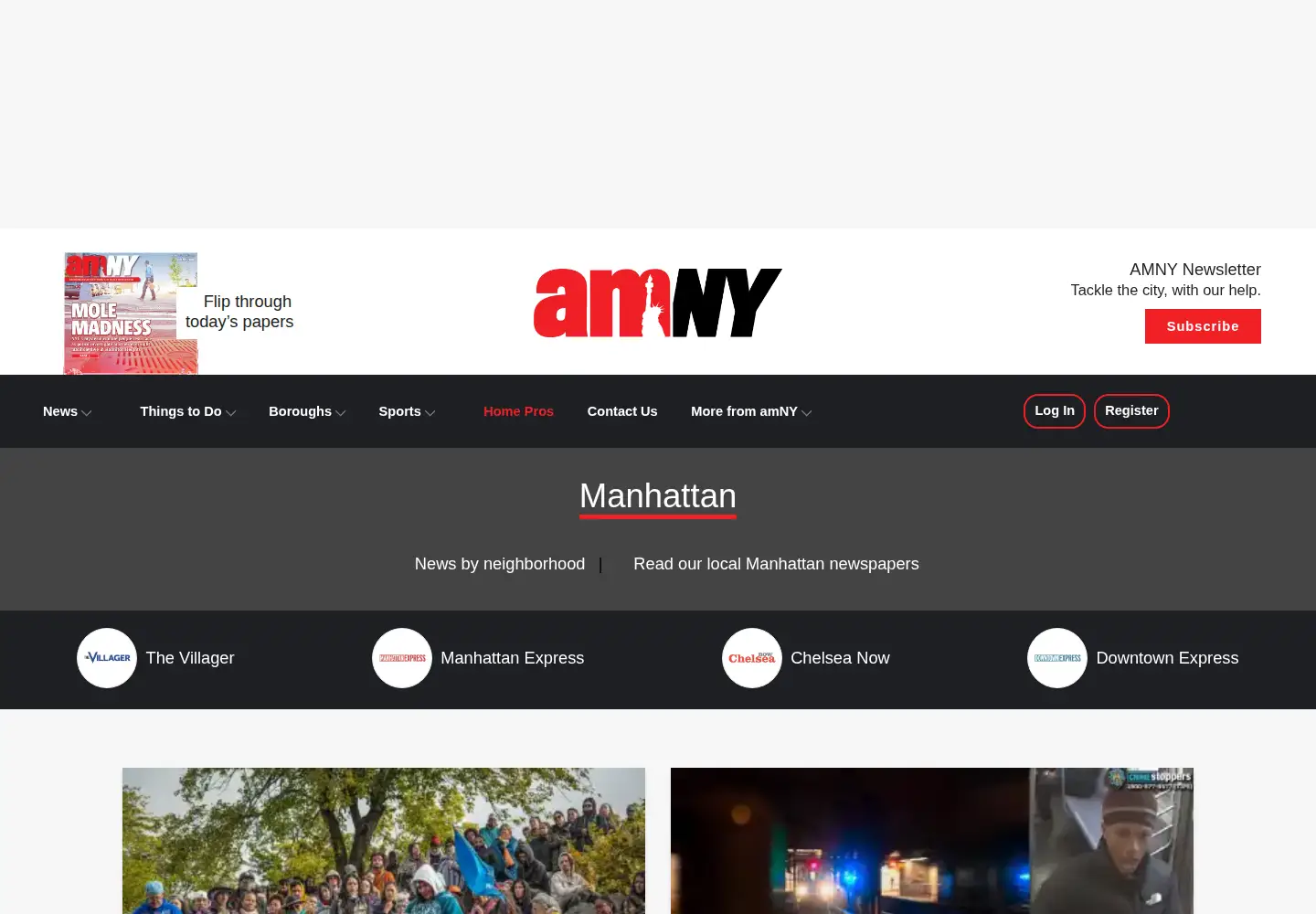 Screenshot of downtownexpress.com