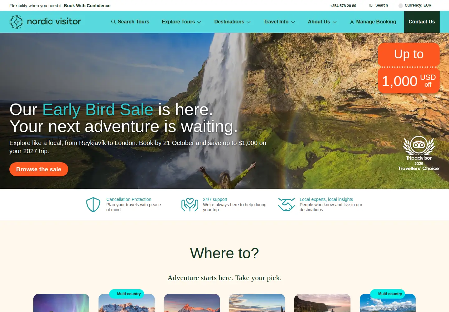 Screenshot of nordicvisitor.com