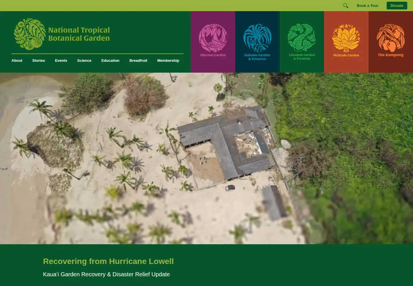 Screenshot of ntbg.org