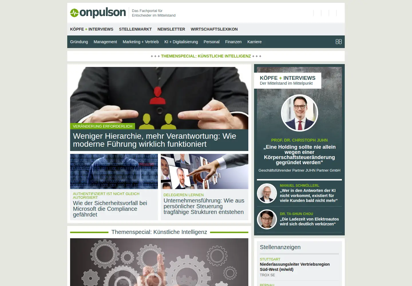 Screenshot of onpulson.de