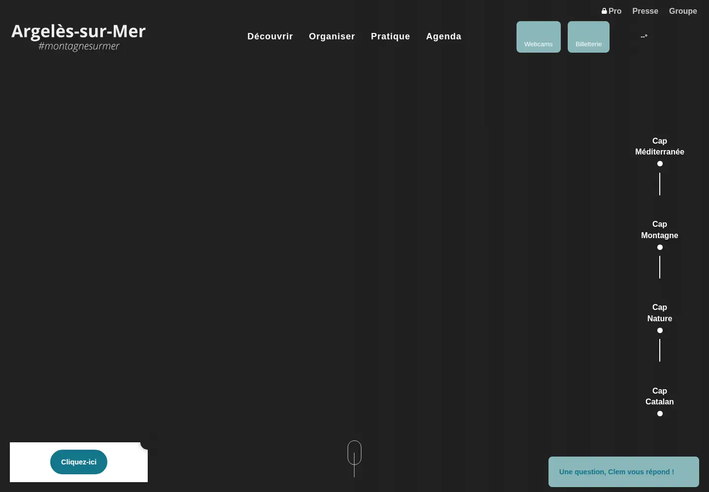 Screenshot of argeles-sur-mer.com