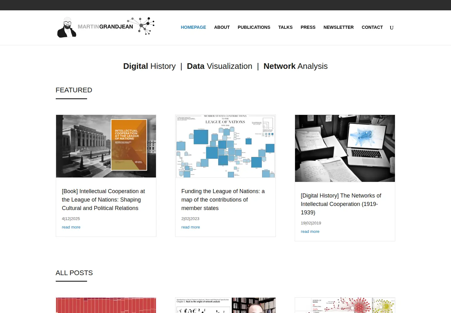 Screenshot of martingrandjean.ch