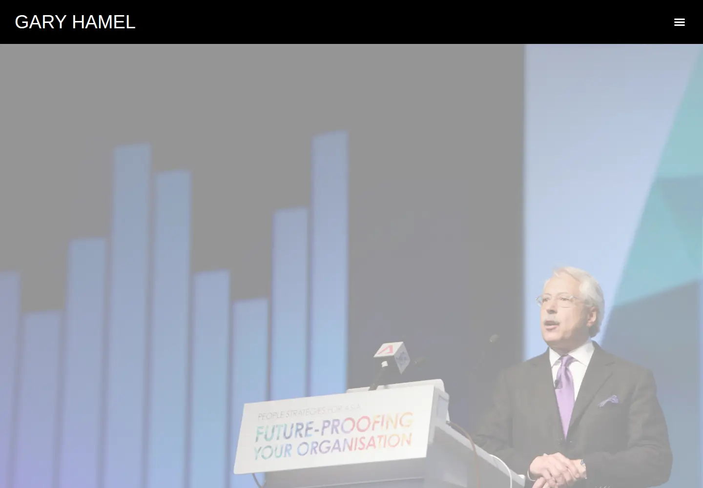 Screenshot of garyhamel.com