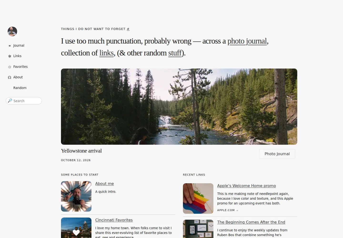 Screenshot of chrisglass.com