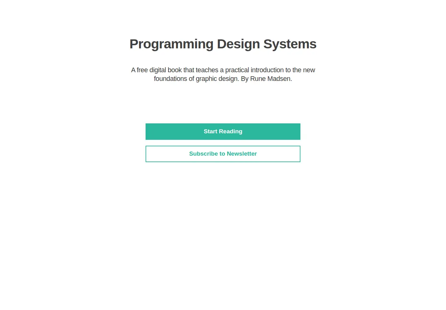Screenshot of programmingdesignsystems.com