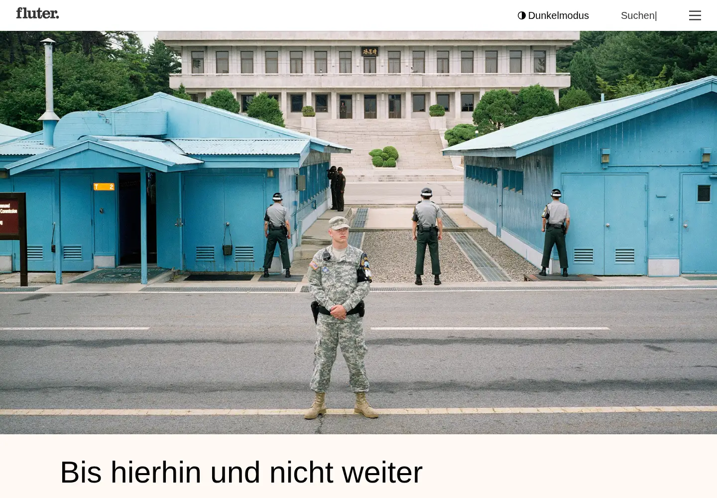 Screenshot of fluter.de