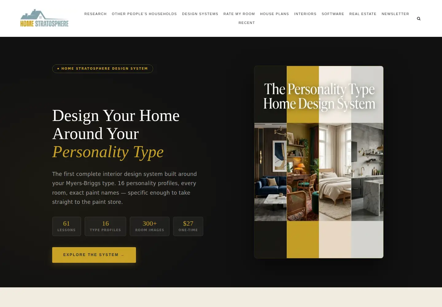 Screenshot of homestratosphere.com