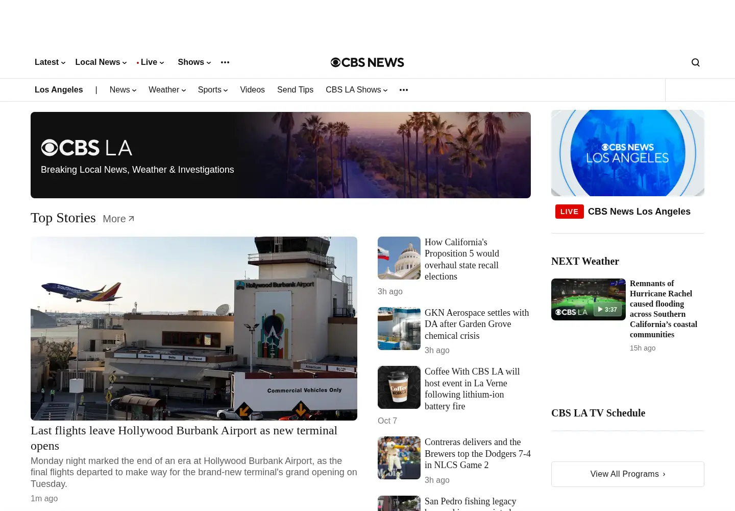 Screenshot of cbs2.com