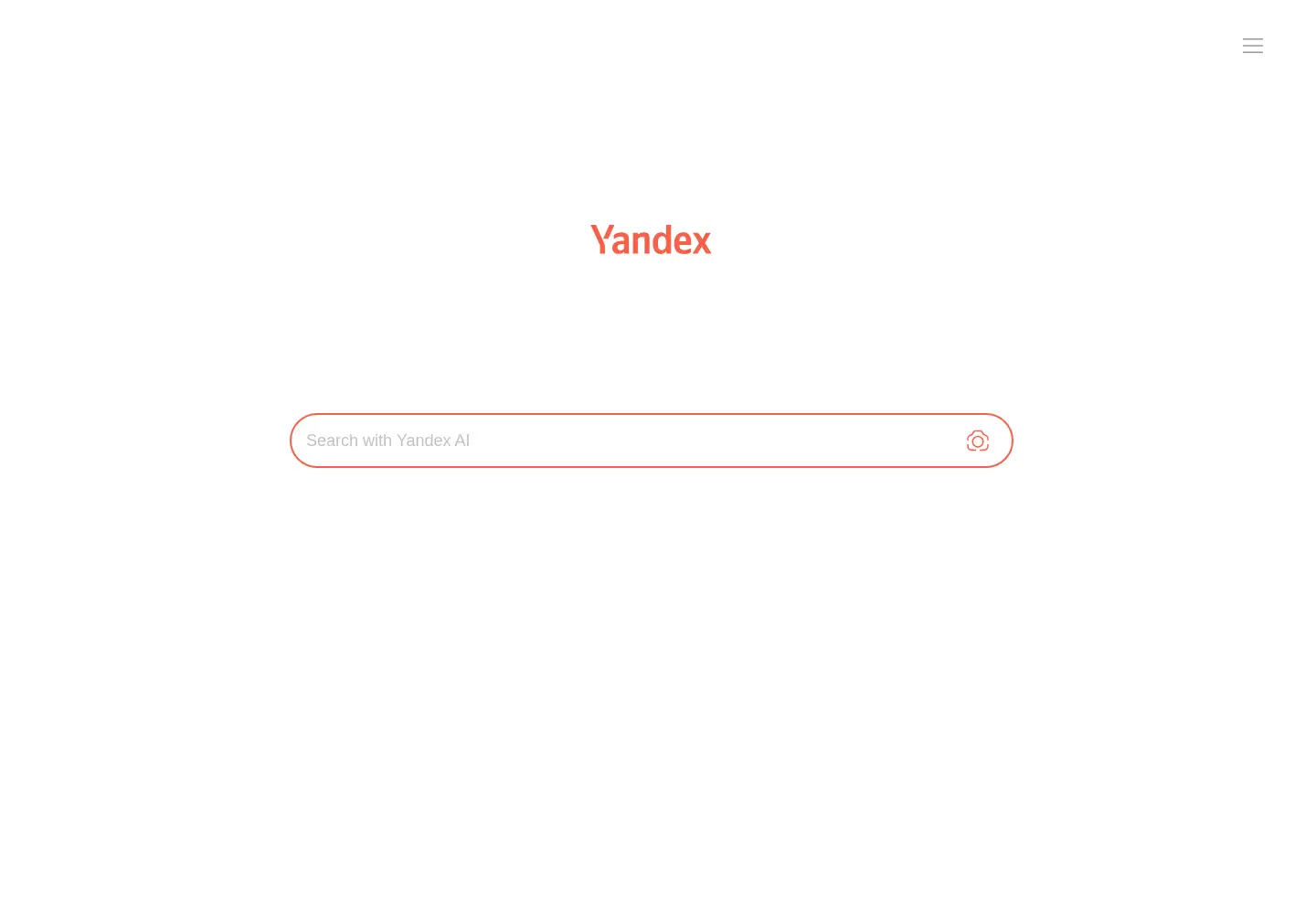 Screenshot of yandex.com