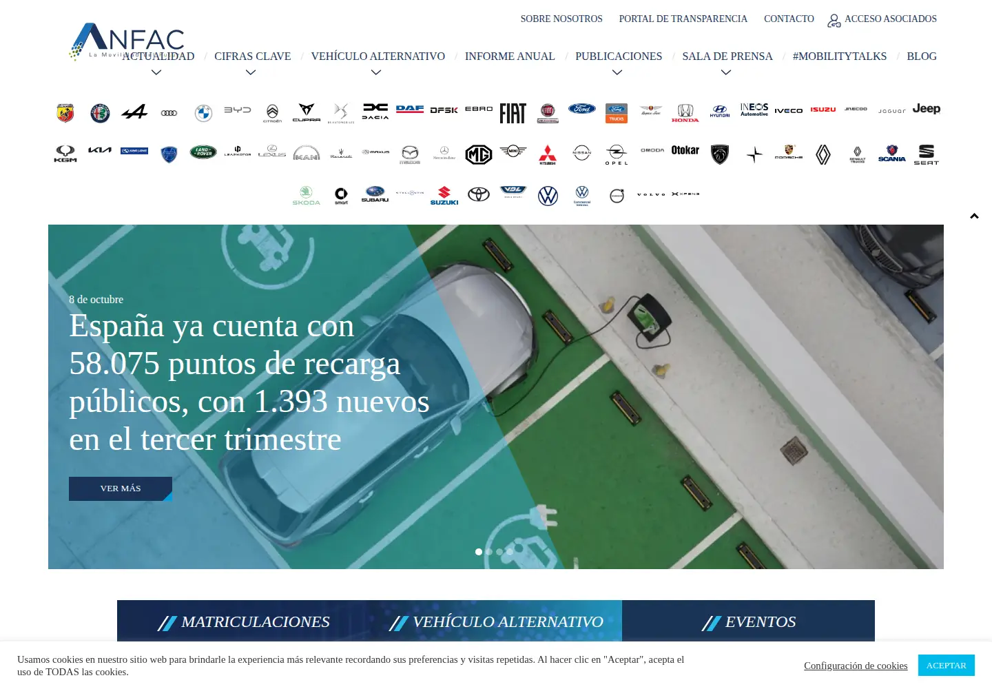 Screenshot of anfac.com