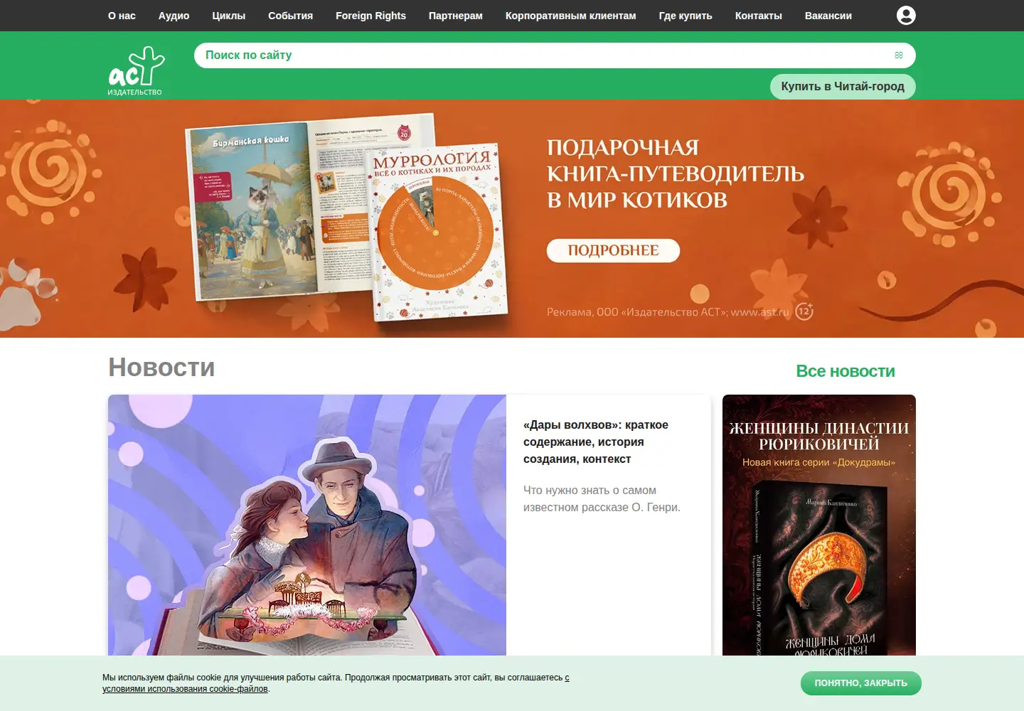 Screenshot of ast.ru